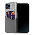 Miniatyrbild 1 av 2: Bofink iPhone 13 Pro Max skal med korthållare - Silver/Grå Silvergrå