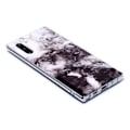 Pikkukuva 2 / 2: Marble Samsung Galaxy Note 10 kuoret - Harmaat ja Mustat Pilvet Multicolor