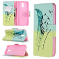 Miniatyrbillede 2 af 2: Wonderland Nokia 2.3 etui - Fjermønster Multicolor