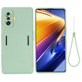 Pikkukuva 1 / 2: Matta nestesilikoninen kuori Xiaomi Poco F4 GT / Xiaomi Redmi K50 Gaming - Vihreä Green