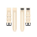 Miniatyrbillede 2 af 2: Garmin Fenix 6X Pro silikonearmbånd - Beige Beige