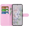 Pikkukuva 2 / 2: Classic Google Pixel 6a Läppäkotelo - Pinkki Pink