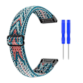 Miniatyrbillede 1 af 2: Elastisk nylon-urrem med cool mønster til Garmin-ur - Pil Multicolor