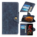 Miniatyrbillede 1 af 2: Alpha Motorola Moto E6 Plus flip etui - Blå Blue