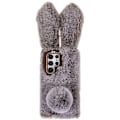 Miniatyrbillede 1 af 2: Fluffy Rabbit Samsung Galaxy S22 Ultra Cover - Brun Brown