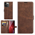 Pikkukuva 1 / 2: Lompakko Nahkakotelo For iPhone 13 Pro - Kahvi Brown