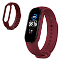 Pikkukuva 1 / 2: Xiaomi Mi Band 5 silikonikellonauha - Viininpunainen Red