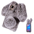 Miniatyrbild 1 av 2: Fluffy Rabbit Huawei P20 Lite skal - Brun Brun