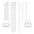 Miniatyrbillede 2 af 2: 22 mm universal urrem i silikone med metalspænde - Hvid White