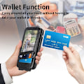 Pikkukuva 6 / 6: Vertical Flip Phone Suojakotelo With Zipper For Xiaomi Redmi 10A - Musta Black