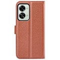 Pikkukuva 2 / 2: Classic OnePlus Nord 2T flip kuoret - Ruskea Brown