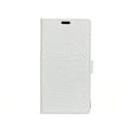 Miniatyrbillede 1 af 2: HTC 10 Evo stilfuldt læder-etui m. krokodilletekstur - Hvid White