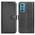 Miniatyrbillede 1 af 2: Klassisk Motorola Edge 30 flip etui - Sort Black