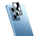 Miniatyrbillede 4 af 6: IMAK-kamerabeskyttelse af glas med objektivdæksel af akryl til Xiaomi Redmi Note 12 Pro - Sort Udgave Black