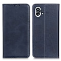 Pikkukuva 1 / 2: Lompakko-style Aitoa Nahkaa Läppäkotelo For Nothing Phone (1) - Sininen Blue