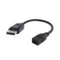 Miniatyrbild 1 av 5: Adapter för skärmar CY DP-048 displayport hankontakt till mini D Svart