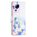 Pikkukuva 2 / 2: Wonderland Xiaomi 13 Lite / Civi 2 Läppäkotelo - Perhonen And Flowers Blue