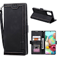 Miniatyrbillede 1 af 2: Surburbian Samsung Galaxy A71 flip etui - Sort Black