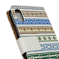 Pikkukuva 2 / 2: Sony Xperia L3 kuosillinen nahkainen flip Suojakotelo - Etninen Tyyli Multicolor