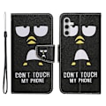 Pikkukuva 1 / 2: Wonderland Samsung Galaxy A54 Läppäkotelo - Penguin Black
