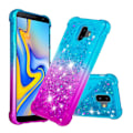 Miniatyrbillede 1 af 2: Samsung Galaxy J6 Plus (2018) gradient cover - cyanblå / lilla Multicolor