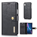 Miniatyrbillede 1 af 2: DG.MING iPhone Xr 2-i-1 pungetui - Sort Black
