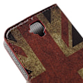 Pikkukuva 2 / 2: Moberg Huawei Y5 Y560 Kotelo Korttitaskuilla - Vanhanaikainen Britannian Lippu Multicolor