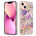 Miniatyrbild 1 av 2: Supertunt och tåligt mjukfodral för iPhone 13 - Lila Pion Lila