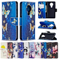 Miniatyrbillede 2 af 2: Wonderland Nokia 5.3 Etui - Guld Sommerfugle Multicolor