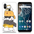 Miniatyrbillede 1 af 2: Xiaomi Mi A2 mønstret etui - Søde Katte Multicolor