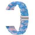 Miniatyrbillede 1 af 2: 20 mm Huawei Watch GT 2 42 mm / Watch 2 resin-urrem med spænde i rustfrit stål - Blå / Lyserød Blue