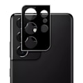Pikkukuva 1 / 2: MOCOLO Samsung Galaxy S22 Ultra karkaistua lasia kameran linssin suojus - Musta Transparent