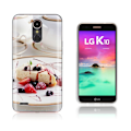 Pikkukuva 1 / 2: LG K10 2017 softlyfit kohokuvioitu TPU tapauksessa - Hedelmäkakku White