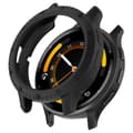 Garmin Venu 3 Flexible Case Cover Ridsefast Quick Release Watch Bumper Case med Dial Plate - Sort Black