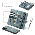 Miniatyrbillede 2 af 2: CaseMe Samsung Galaxy S21 FE Zipper Wallet - Blå Blue