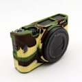 Miniatyrbillede 1 af 2: Sony DSC-RX100 Mark III IV M3 M4 blød silikone beskyttende etui - Camouflage Multicolor