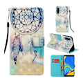Miniatyrbillede 1 af 2: Samsung Galaxy A7 (2018) lys spot dekorations læder flip etui - Drømmefanger Multicolor