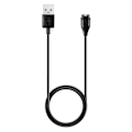 Miniatyrbild 2 av 2: 1m Garmin Fenix 5 / 5S / 5X / Forerunner 935 USB laddning synk data kabel - Svart Svart