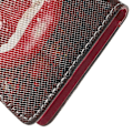 Pikkukuva 2 / 2: Moberg Sony Xperia Z3+ Nahkakotelo Korttitaskuilla - Huulet Ja Eye Multicolor