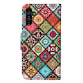 Miniatyrbillede 2 af 2: Wonderland Samsung Galaxy A24 4G Flip Etui - Ethnic Style Multicolor