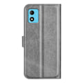 Pikkukuva 2 / 2: Lompakko Nahkakotelo For Tcl 305i - Harmaa Silver grey