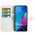 Miniatyrbillede 6 af 6: Klassisk Motorola Moto G Play (2023) Flip Etui - Hvid White
