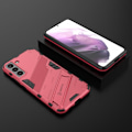 Miniatyrbillede 2 af 2: Stødsikkert hybridcover til Samsung Galaxy S22 Plus - Pink Pink