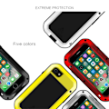 Pikkukuva 2 / 2: LOVE MEI iPhone 7 / 8 Iskunkestävä Suojaava Kuori - Punainen Red