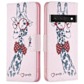 Miniatyrbillede 1 af 2: Wonderland Google Pixel 7 Pro flip etui - Giraf Pink