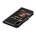 Miniatyrbillede 2 af 2: Samsung Galaxy A70 mønstret lædercover - bjørn og dens advarsler Multicolor
