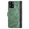 Pikkukuva 2 / 6: Kaksivärinen nahkainen läppäkotelo Motorola Moto G73 - Vihreä Green