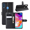 Miniatyrbillede 1 af 2: Classic  Samsung Galaxy A20s flip etui - Sort Black