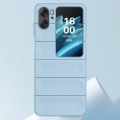 Pikkukuva 4 / 6: Pehmeä kahva muotoiltu kuori Oppo Find N2 Flip - Musta Black