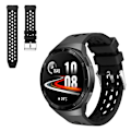 Miniatyrbillede 1 af 2: Huawei Watch GT 2e urrem i silikone - Sort Black